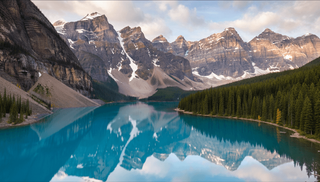 Lago Moraine em Banff