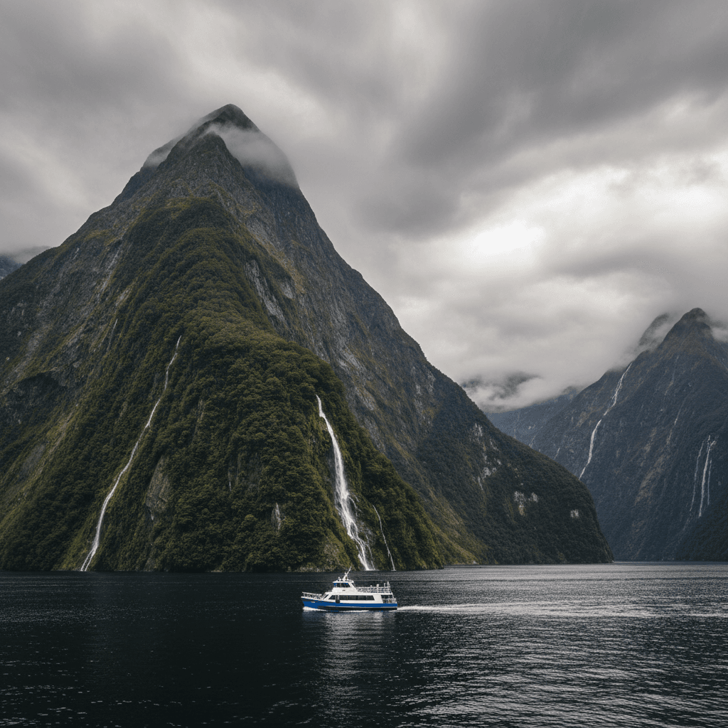 Milford Sound de barco